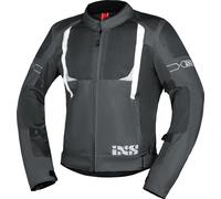 IXS Trigonis-Air, giacca in tessuto 4XL male Grigio Scuro/Grigio/Bianco