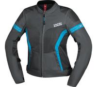 IXS Trigonis-Air Giacca tessile moto da donna, grigio/blu, Taglia M