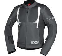 IXS Trigonis-Air, giacca in tessuto 4XL male Grigio Scuro/Grigio/Bianco