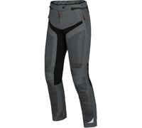 IXS Trigonis-Air Pantaloni tessili moto da donna, nero-grigio, taglia S per donne