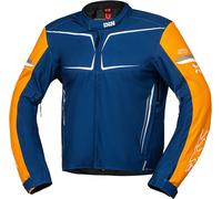 IXS TS-Pro ST+ impermeabile Giacca tessile moto, blu/arancione, Taglia L