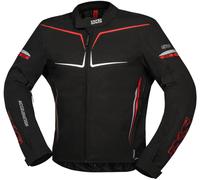 IXS TS-Pro ST-Plus, giacca tessile impermeabile M male Nero/Rosso/Bianco