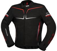 IXS TS-Pro ST-Plus, giacca tessile impermeabile S male Nero/Rosso/Bianco