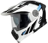 IXS Venture 1.0 Casco, bianco/nero/blu, Taglia S (55/56)