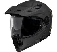 IXS Venture 1.0, casco flip up XS female Opaco Grigio Scuro/Nero