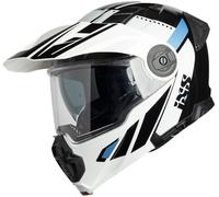 IXS Venture 1.0 Casco, nero-bianco-blu, taglia XS per maschi