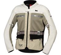 IXS Venture-BigAir 1.0, giacca in tessuto 6XL male Grigio Chiaro/Oliva/Nero