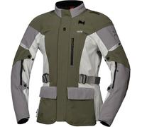 IXS Venture-STX 1.0 impermeabile Giacca tessile moto da donna, Verde/Grigio, Taglia L