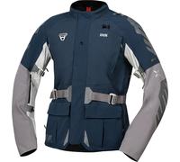 IXS Venture-STX 1.0 wasserdichte motorrad textiljacke, blu/grigio, Taglia 5XL