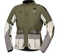 IXS Venture-STX 1.0 wasserdichte motorrad textiljacke, Verde/Grigio, Taglia 5XL