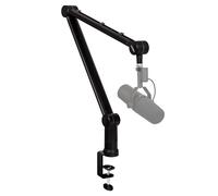 IXTECH Braccio per microfono girevole a 360° regolabile robusto braccio per microfono in acciaio inox supporto da tavolo braccio pieghevole a forbice braccio stabile per microfono per radio studio