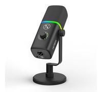 IXTECH Microfono USB da gioco per PC, con cancellazione del rumore, microfono a condensatore per podcast e streaming video, con supporto treppiede, filtro pop, supporto antiurto, controllo del
