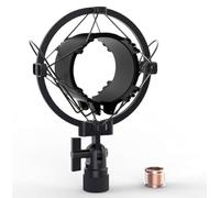 IXTECH Supporto microfono a shock supporto per microfono per isolamento acustico supporto anti vibrazioni per ridurre il rumore delle vibrazioni per microfono a condensatore di diametro 48 mm-51 mm