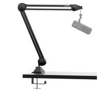 IXTECH Supporto per microfono a braccio regolabile, resistente, con fascette, supporto da scrivania per gaming, streaming e podcasting.