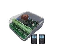 IXTRIMA Centralina universale per serranda, porta garage, saracinesca e motore avvolgibili, automazione tapparella tubolare con ricevente radio 433 mhz e 2 telecomandi precodificati
