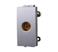 Ixtrima Connettore Presa TV Terminale Femmina Colore Grigio Compatibile Con Bticino Living Light/international 1pz