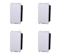 IXTRIMA Deviatore 1P 16A compatibile plana colore bianco EV0801 kit 4pz