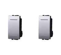 IXTRIMA Deviatore 1P 16A Unipolare Colore GRIGIO Compatibile Con Bticino Living International/LIGHT