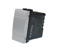 IXTRIMA Deviatore connesso Smart Zigbee/Tuya frutto modulo compatibile con supporti Bticino Living grigio tech