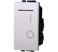 Ixtrima Dimmer regolatore a manopola compatibile Bticino Livinglight per carichi resistivi 100W-1000W colore bianco -