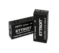 IXTRIMA Extender HDMI, Kit TX-RX su Cavo LAN RJ45, Full HD 1080P 3D, Portata 60 Metri