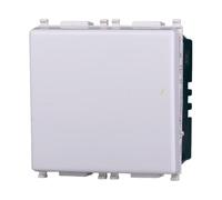 IXTRIMA Interruttore 2P 2M 16A Unipolare Colore Bianco Compatibile Con plana EV3202