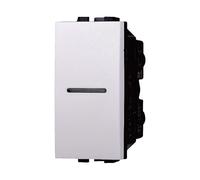 IXTRIMA Interruttore assiale unipolare 1P 16A compatibile Bticino Livinglight colore bianco 1 PZ