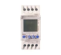 IXTRIMA Interruttore Astronomico Digitale DIN, Timer LCD Settimanale, 16A 230V,Montaggio su Guida DIN per Illuminazione Automatica, 1 canale e 2 canali (2 canali)