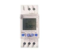 IXTRIMA Interruttore Astronomico Digitale DIN, Timer LCD Settimanale, 16A 230V,Montaggio su Guida DIN per Illuminazione Automatica, 1 canale e 2 canali (1 canale)