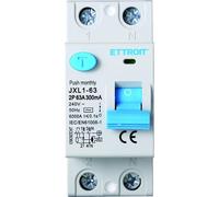 IXTRIMA Interruttore Differenziale Puro 2P 63A 300mA 220V-6KA 300mA per Guida DIN - 2 Moduli DIN - Protezione Circuiti e Sicurezza Impianti