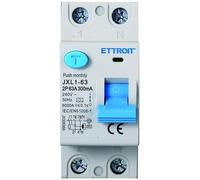 IXTRIMA Interruttore Differenziale Puro 2P 63A 300mA 220V-6KA CLASSE A 300mA per Guida DIN - 2 Moduli DIN - Protezione Circuiti e Sicurezza Impianti