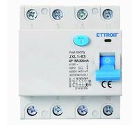 IXTRIMA Interruttore Differenziale Puro 4P 16A 300mA 380V-6KA CLASSE A 300mA per Guida DIN - 4 Moduli DIN - Protezione Circuiti e Sicurezza Impianti