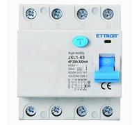 IXTRIMA Interruttore Differenziale Puro 4P 25A 300mA 380V-6KA CLASSE A 300mA per Guida DIN - 4 Moduli DIN - Protezione Circuiti e Sicurezza Impianti