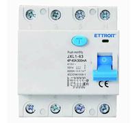 IXTRIMA Interruttore Differenziale Puro 4P 40A 300mA 380V-6KA 300mA per Guida DIN - 4 Moduli DIN - Protezione Circuiti e Sicurezza Impianti