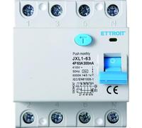 IXTRIMA Interruttore Differenziale Puro 4P 63A 300mA 380V-6KA 300mA per Guida DIN - 4 Moduli DIN - Protezione Circuiti e Sicurezza Impianti