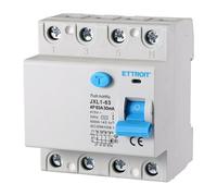 IXTRIMA Interruttore Differenziale Puro 4P 63A 30mA 380V-6KA 30mA per Guida DIN - 4 Moduli DIN - Protezione Circuiti e Sicurezza Impianti