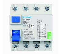 IXTRIMA Interruttore Differenziale Puro Magnetotermico 4P 16A 30mA CURVA B 6KA AC/DC 380V 30mA CURVA B per Guida DIN - 4 Moduli DIN - Protezione Circuiti e Sicurezza Impianti