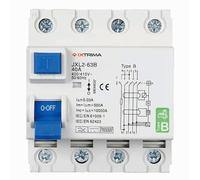IXTRIMA Interruttore Differenziale Puro Magnetotermico 4P 40A 30mA CURVA B 6KA AC/DC 380V 30mA CURVA B per Guida DIN - 4 Moduli DIN - Protezione Circuiti e Sicurezza Impianti