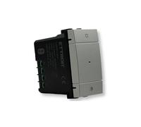 IXTRIMA Interruttore dimmer connesso Smart Wifi Tuya frutto modulo compatibile con supporti Bticino Living grigio