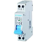 IXTRIMA Interruttore Magnetotermico 1P+N 240V, 50Hz, 6000A, EN60898 C6 C10 C16 C20 C25 C32 (20A)