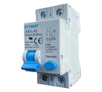 IXTRIMA Interruttore Magnetotermico Differenziale 1P+N 10A 30mA 220V-6KA 2 moduli 30mA per Guida DIN - Protezione Circuiti e Sicurezza Impianti