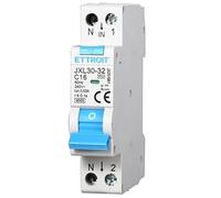 IXTRIMA Interruttore Magnetotermico Differenziale 1P+N 16A 30mA 220V-6KA 1 modulo 30mA per Guida DIN - Protezione Circuiti e Sicurezza Impianti
