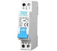 IXTRIMA Interruttore Magnetotermico Differenziale 1P+N 6A 30mA 220V-6KA 1 modulo 30mA per Guida DIN - Protezione Circuiti e Sicurezza Impianti