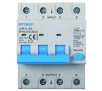 IXTRIMA Interruttore Magnetotermico Differenziale 3P+N 16A 30mA 380V-6KA CLASSE A 30mA per Guida DIN - 4 Moduli DIN - Protezione Circuiti e Sicurezza Impianti