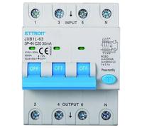 IXTRIMA Interruttore Magnetotermico Differenziale 3P+N 20A 30mA 380V-6KA CLASSE A 30mA per Guida DIN - 4 Moduli DIN - Protezione Circuiti e Sicurezza Impianti