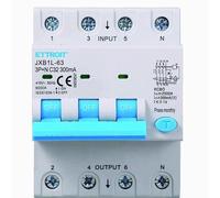 IXTRIMA Interruttore Magnetotermico Differenziale 3P+N 32A 300mA 380V-6KA 300mA per Guida DIN - 4 Moduli DIN - Protezione Circuiti e Sicurezza Impianti