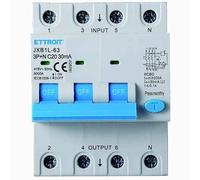 IXTRIMA Interruttore Magnetotermico Differenziale, 3P+N, 380V-6KA, 30mA, 4 Moduli DIN (20A)