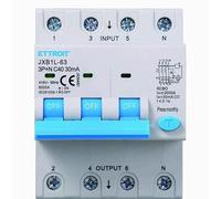 IXTRIMA Interruttore Magnetotermico Differenziale, 3P+N, 380V-6KA, 30mA, 4 Moduli DIN (40A)