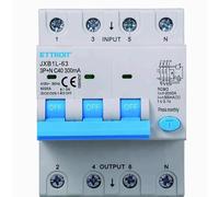 IXTRIMA Interruttore Magnetotermico Differenziale 3P+N 40A 300mA 380V-6KA 300mA per Guida DIN - 4 Moduli DIN - Protezione Circuiti e Sicurezza Impianti
