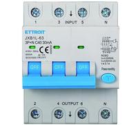 IXTRIMA Interruttore Magnetotermico Differenziale 3P+N 40A 30mA 380V-6KA CLASSE A 30mA per Guida DIN - 4 Moduli DIN - Protezione Circuiti e Sicurezza Impianti